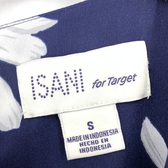 Isani For Target Jumpsuit Women's Size Small Daisy Floral Print Navy White NEW - Picture 6 of 7